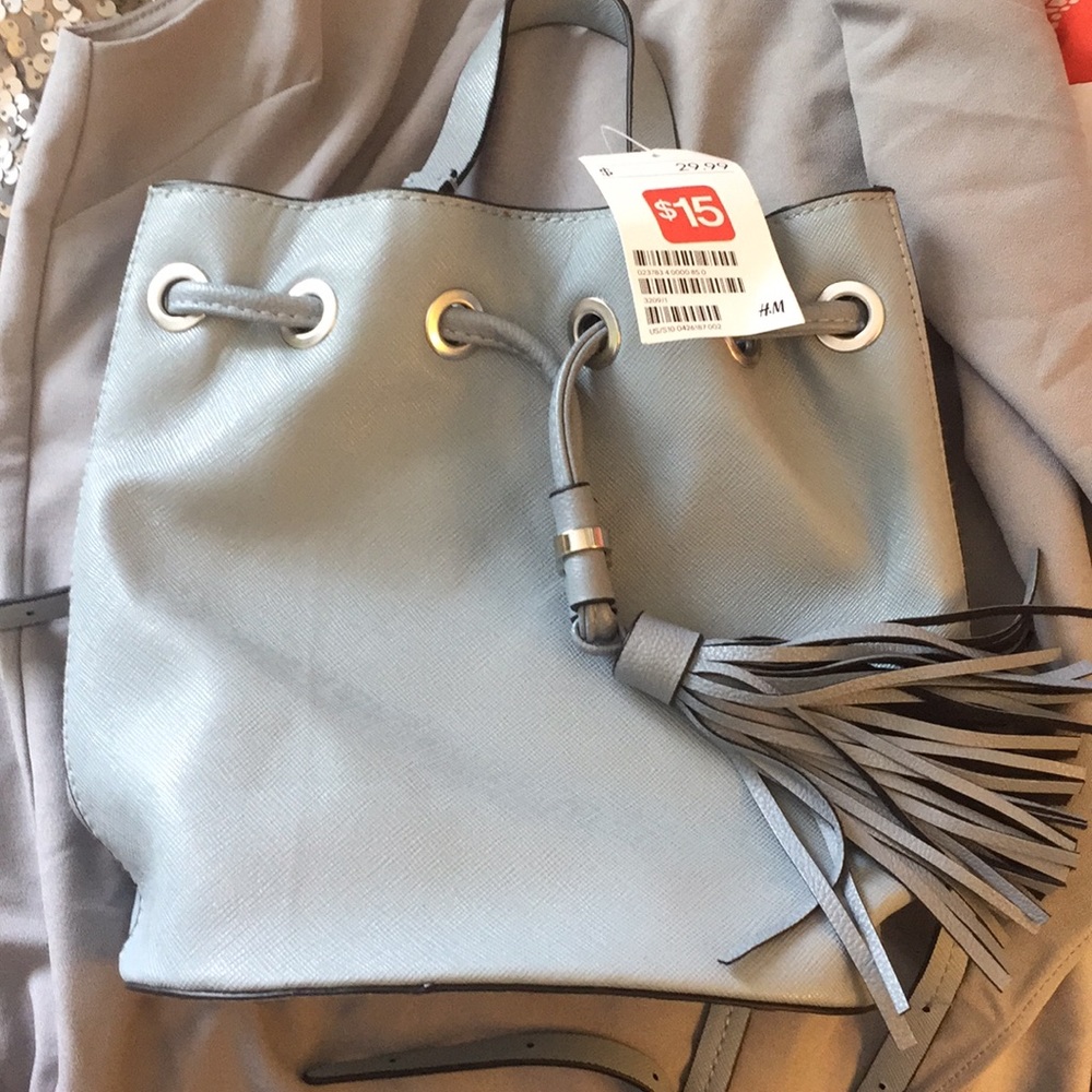 Light blue handbag